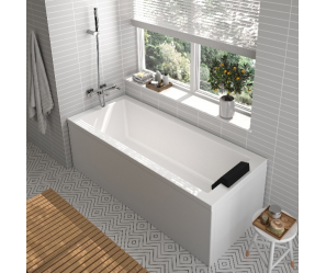 Baignoire Saniduo 4 côté tête gauche 170x75 cm - HORNBACH